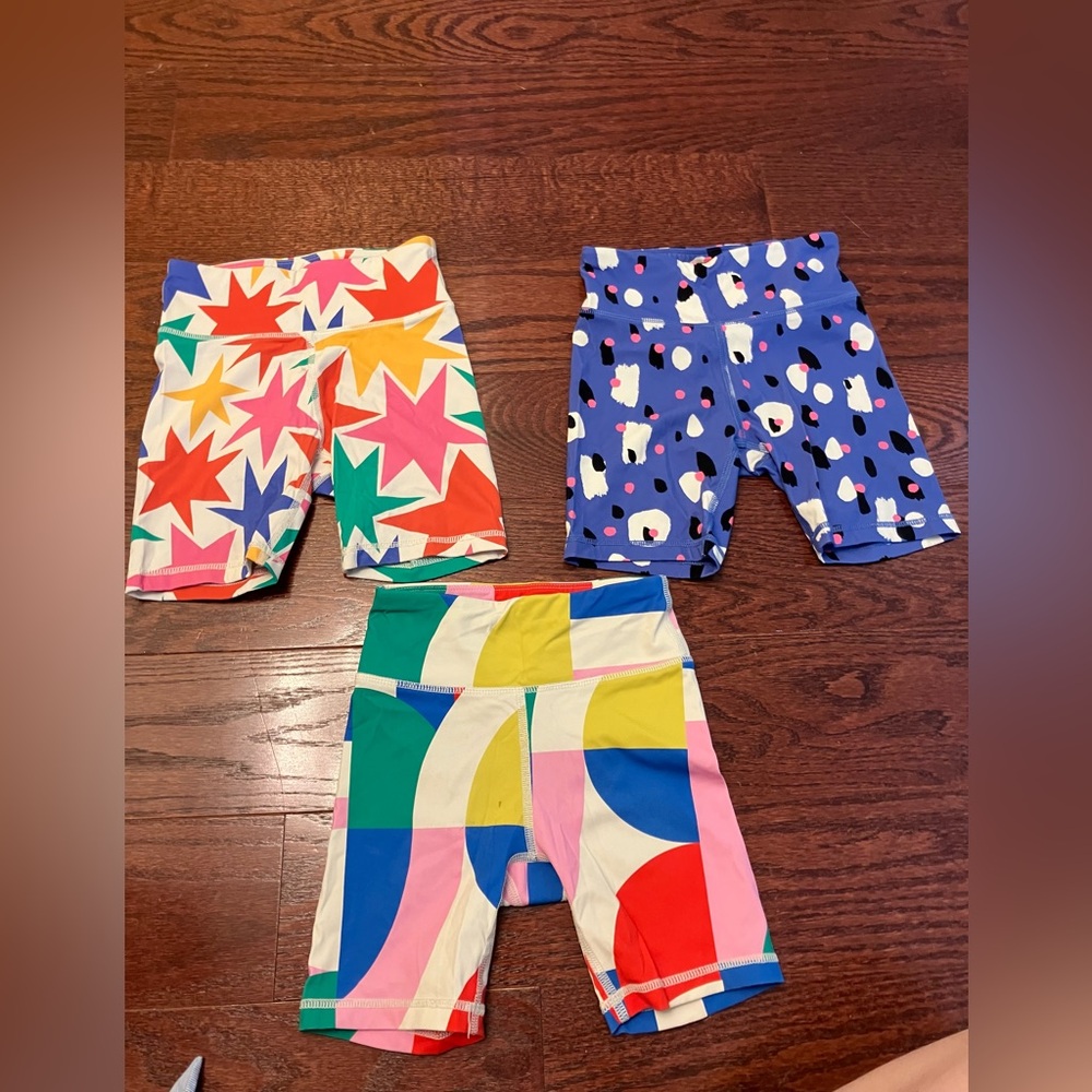 Hanna Andersson Bundle of girls shorts (bicycle style shorts) Preloved imperfect